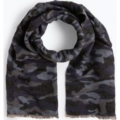 DENIM by Nils Sundström - Szalik męski, niebieski. Niebieskie szaliki męskie DENIM by Nils Sundström, moro, z bawełny. Za 89,95 zł.