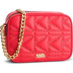 Torebka KARL LAGERFELD - 86KW3014 Red Fire. Czerwone torebki klasyczne damskie KARL LAGERFELD, bez wzorów, ze skóry, biznesowe, bez dodatków. W wyprzedaży za 619,00 zł.