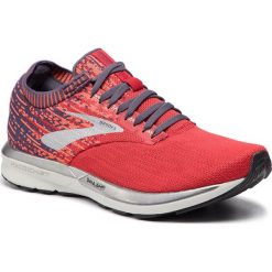 Buty BROOKS - Ricochet 110293 1D 636 Red/Orange/Grey. Czerwone buty sportowe męskie Brooks, z tworzywa sztucznego, bez zapięcia, do biegania. W wyprzedaży za 389,00 zł.