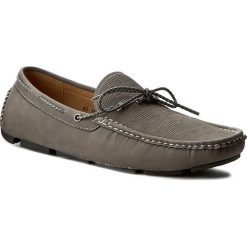 Mokasyny GINO LANETTI - M17SS719-1 Szary. Szare mokasyny męskie z materiału. W wyprzedaży za 49,99 zł.
