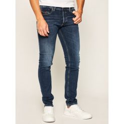Jeansy Slim Fit Diesel Sleenker 00SWJF 0095F. Niebieskie jeansy męskie Diesel, m, bez wzorów. Za 649,00 zł.