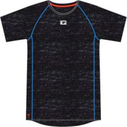 Koszulki sportowe męskie: IQ Koszulka męska Asher Navy Melange/ Flame r. M