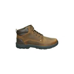Kozaki i kalosze Skechers 65573-CDB. Brązowe buty zimowe męskie Skechers. Za 395,53 zł.