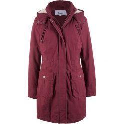Parka bawełniana ocieplana bonprix czerwony klonowy. Czerwone parki damskie bonprix, z bawełny. Za 239,99 zł.