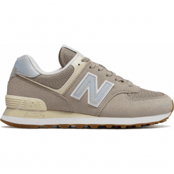 New Balance WL574FLC. Szare buty sportowe damskie New Balance, bez wzorów, klasyczne. W wyprzedaży za 239,99 zł.