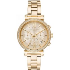 Michael Kors Zegarek Złoty. Żółte, analogowe zegarki damskie Michael Kors, złote. Za 1412,95 zł.