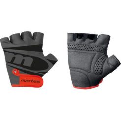 Rękawiczki męskie: MARTES Rękawiczki męskie SLAY GLOVES szaro-czerwone r. M