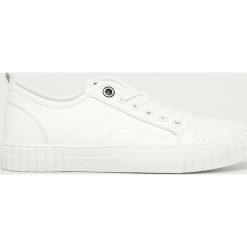 Big Star - Tenisówki. Białe trampki i tenisówki damskie BIG STAR, bez wzorów, z gumy, na sznurówki. Za 159,90 zł.