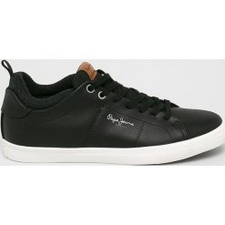 Pepe Jeans - Buty Marton Basic. Niebieskie sneakersy męskie Pepe Jeans, z okrągłym noskiem, na sznurówki. Za 299,90 zł.