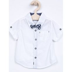 Koszule chłopięce z krótkim rękawem: Blukids - Koszula dziecięca 74-98 cm + mucha