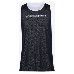 Under Armour Baseline Reversible Podkoszulek Czarny. Czarne podkoszulki męskie Under Armour, l, bez wzorów, z poliesteru, bez kołnierzyka. Za 171,95 zł.