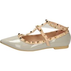 Szare baleriny, buty damskie VICES 1198-5. Szare baleriny damskie vices, bez wzorów, na wysokim obcasie, na obcasie. W wyprzedaży za 70,00 zł.