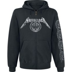 Metallica Templar Bluza z kapturem rozpinana czarny. Czarne bluzy męskie rozpinane marki Metallica, xl, z nadrukiem, z kapturem. Za 224,90 zł.