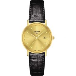 PROMOCJA ZEGAREK TISSOT GOLDRUN LADY T922.210.16.021.00. Żółte zegarki damskie TISSOT, złote. W wyprzedaży za 5042,40 zł.