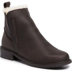Sztyblety EMU AUSTRALIA - Pioneer Leather W11692 Espresso. Pomarańczowe kozaki damskie EMU Australia, ze skóry, bez obcasa, bez zapięcia. W wyprzedaży za 439,00 zł.