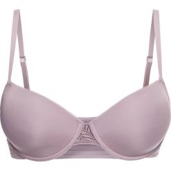 Biustonosz usztywniany bonprix stary jasnoróżowy. Różowe biustonosze bonprix, w koronkowe wzory, z koronki. Za 27,99 zł.