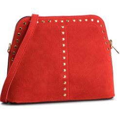 Torebka CREOLE - K10604 Czerwony. Czerwone listonoszki damskie Creole, na co dzień, bez wzorów, ze skóry, bez dodatków. W wyprzedaży za 149,00 zł.