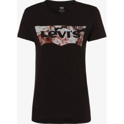 Levi's - T-shirt damski, czarny. Czarne t-shirty damskie Levi's®, s, z nadrukiem, bez kołnierzyka. Za 139,95 zł.