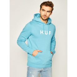 Bluza HUF Essentials OG Logo PF00099. Czarne bluzy męskie HUF, m, bez wzorów, z bawełny, bez kołnierzyka, bez rękawów, bez kaptura. Za 339,00 zł.