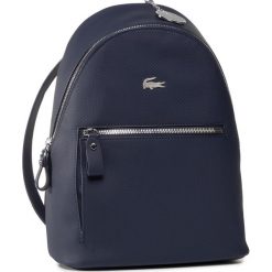 Plecak LACOSTE - NF2773DC Peacoat 021. Niebieskie plecaki damskie Lacoste, bez wzorów, ze skóry ekologicznej, eleganckie, bez dodatków. Za 799,00 zł.