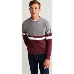Mango Man - Bluza Tokyo. Brązowe bluzy męskie Mango Man, s, bez wzorów, z bawełny, z okrągłym kołnierzem, bez rękawów, bez kaptura. Za 139,90 zł.
