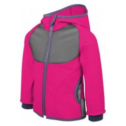 Unuo Dziewczęca Kurtka Softshell Fuchcia 74/80 Różowy. Różowe kurtki dziewczęce marki Unuo, z softshellu, eleganckie. Za 135,00 zł.