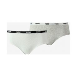 Puma 2-pack Spodenki Biały Szary. Szare figi damskie Puma, l, bez wzorów, z elastanu. Za 85,95 zł.