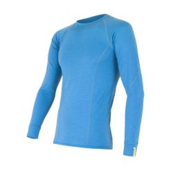 Sensor Koszulka Termoaktywna Z Długim Rąkawem Merino Wool Active M Blue S. Niebieskie koszulki sportowe męskie marki Sensor, s, z wełny. W wyprzedaży za 179,00 zł.
