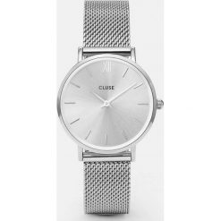 Zegarki damskie: Zegarek damski Mesh Full Silver Cluse Minuit CL30023