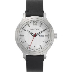 Nautica - Zegarek. Czarne zegarki męskie marki Nautica, ze stali. W wyprzedaży za 479,90 zł.