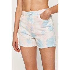 Only - Szorty jeansowe. Niebieskie szorty damskie ONLY, bez wzorów, z bawełny, casualowe, z podwyższonym stanem. Za 169,90 zł.