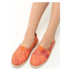 Pomarańczowe Espadryle Summer Breeze. Szare espadryle damskie marki Born2be, na płaskiej podeszwie. Za 39,99 zł.
