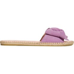 Espadryle MANEBI SANDALS WITH BOW. Różowe espadryle damskie Manebi, bez wzorów, bez obcasa. Za 470,00 zł.