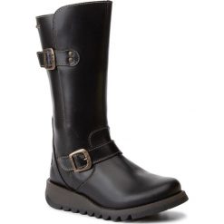 Kozaki FLY LONDON - Sunafly GORE-TEX P144412000 Black. Czarne kozaki damskie Fly London, ze skóry, bez obcasa, na obcasie, bez zapięcia. W wyprzedaży za 479,00 zł.