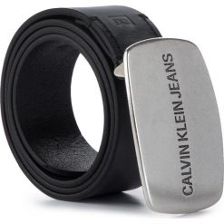 Pasek Męski CALVIN KLEIN JEANS - J 4 Cm Dallas Belt K50K504687 016. Czarne paski męskie Calvin Klein Jeans, w paski, z jeansu. Za 299,00 zł.
