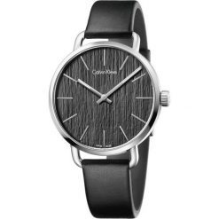 Calvin Klein Even Zegarek Czarny. Czarne zegarki męskie Calvin Klein, metalowe. Za 1007,95 zł.