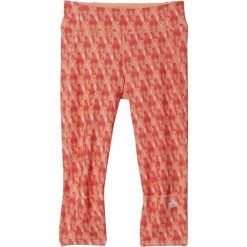 Spodnie sportowe damskie: Adidas Spodnie damskie Supernova 3/4 Tight pomarańczowe r. XS (AI3274)