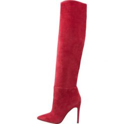 ALDO ZOANIA Kozaki na obcasie red. Czerwone kowbojki damskie ALDO, z materiału, na obcasie. Za 729,00 zł.