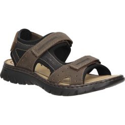 Sandały Rieker 26757-25. Szare sandały męskie Rieker, bez zapięcia. Za 169,99 zł.