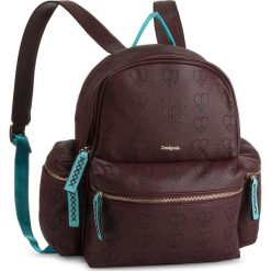 Plecak DESIGUAL - 19WAKP18 3082. Czerwone plecaki damskie Desigual, bez wzorów, ze skóry ekologicznej, eleganckie. Za 349,00 zł.