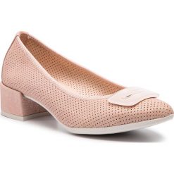 Półbuty HISPANITAS - Soho-V9 HV98784 Turron. Różowe półbuty damskie marki Hispanitas, bez wzorów, ze skóry, bez obcasa, na obcasie, bez zapięcia. Za 479,00 zł.