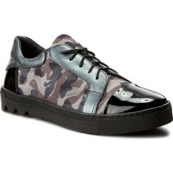 Półbuty SERGIO BARDI - Cloe FW127287517LM 633. Szare półbuty damskie Sergio Bardi, moro, ze skóry, bez obcasa, na płaskiej podeszwie, na sznurówki. W wyprzedaży za 199,00 zł.