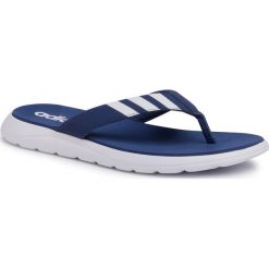 Japonki adidas - Comfort Flip Flop EG2068 Navy. Niebieskie klapki męskie Adidas, bez wzorów, ze skóry ekologicznej. Za 129,00 zł.