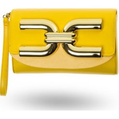 TOREBKA elisabetta franchi. Żółte torebki worki damskie Elisabetta Franchi, z aplikacjami, z zamszu, duże, zamszowe, z aplikacjami. Za 909,00 zł.