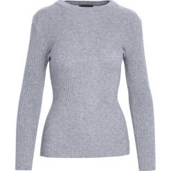 Szary Sweter Reasonableness. Szare swetry klasyczne damskie marki Born2be, xl, prążkowane, ze stójką. Za 34,99 zł.