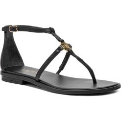 Sandały LAUREN RALPH LAUREN - Nalaine 802740038001 Black. Czarne klapki damskie Lauren Ralph Lauren, bez wzorów, ze skóry ekologicznej, bez obcasa, na obcasie. W wyprzedaży za 279,00 zł.