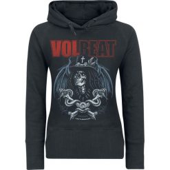 Volbeat Voodoo Boogie Bluza z kapturem damska czarny. Czarne bluzy damskie marki Volbeat, xxl, bez wzorów, bez rękawów, z kapturem. Za 90,99 zł.