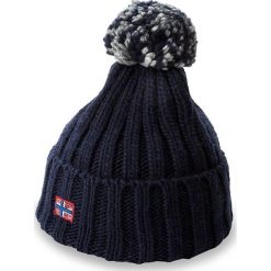 Czapka NAPAPIJRI - Itang Wom 1 N0YGVM Blu Marine 176. Niebieskie czapki zimowe damskie Napapijri, z materiału. Za 139,00 zł.