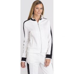 BLUZA PINKO z koronką. Białe bluzy damskie Pinko, w koronkowe wzory, z materiału. Za 618,00 zł.