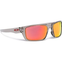 Okulary przeciwsłoneczne OAKLEY - Drop Point OO9367-0360 Grey Ink/Ruby Iridium. Szare okulary przeciwsłoneczne męskie marki Oakley, z tworzywa sztucznego. W wyprzedaży za 479,00 zł.